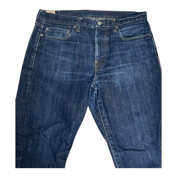 J.Crew Jeans Men's 33x32 Blue Style 770 Straight Slim Fit Japanese Denim - Picture 2 of 7